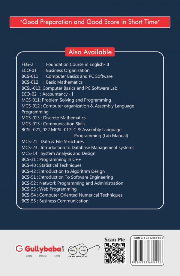 IGNOU BCS-42 - Introduction to Algorithm Design, Latest Help Book Edition