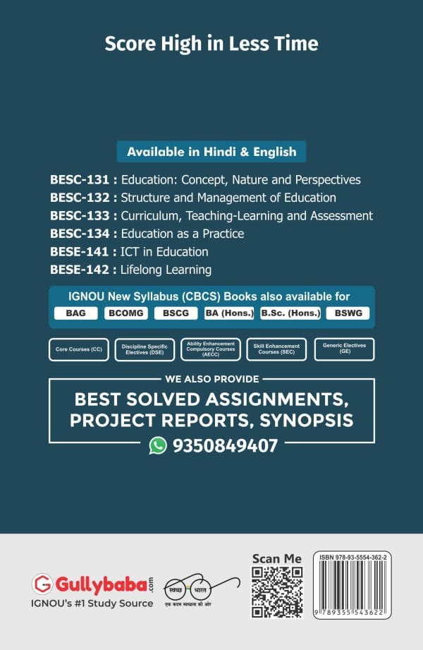 IGNOU BESE-142 - Lifelong Learning, Latest CBCS Help Book Edition IGNOU BESE-142 - Lifelong Learning, Latest CBCS Help Book Edition