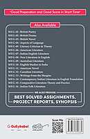 IGNOU MEG-11 - American Novel, Latest Help Book Edition