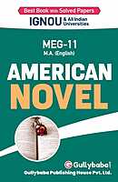 IGNOU MEG-11 - American Novel, Latest Help Book Edition