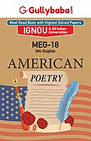 IGNOU MEG-18 - American Poetry, Latest Help Book Edition IGNOU MEG-18 - American Poetry, Latest Help Book Edition