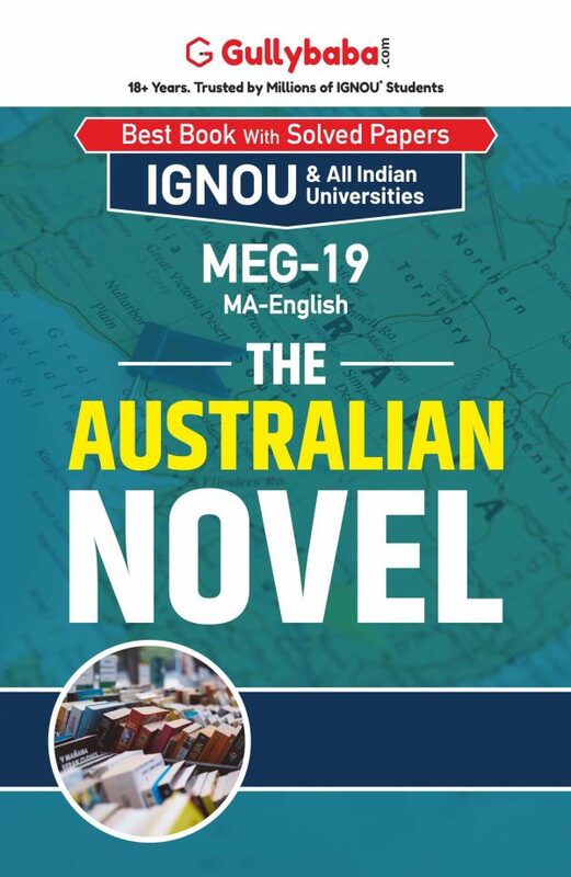 IGNOU MEG-19 - Australian Novel, Latest Help Book Edition