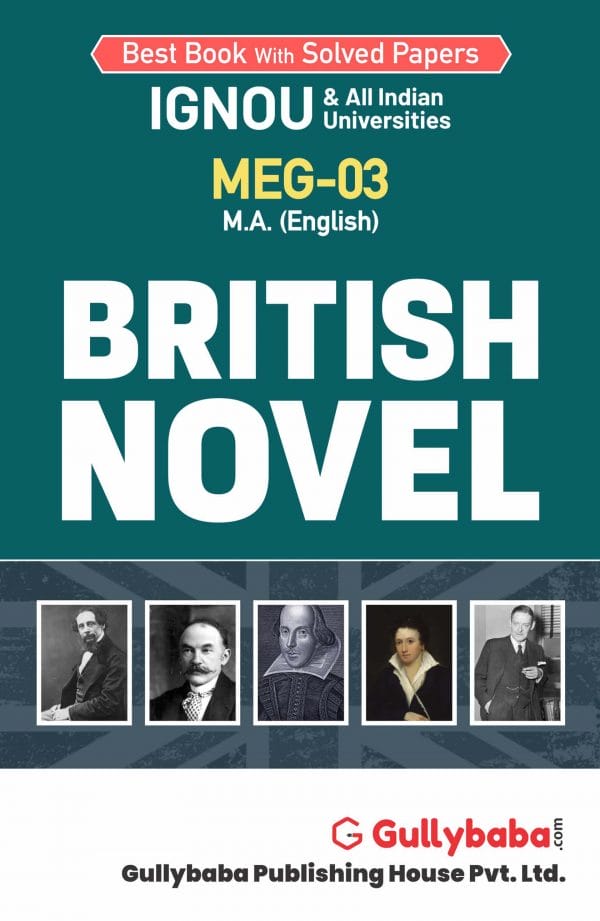IGNOU MEG-03 - British Novel, Latest Help Book Edition IGNOU MEG-03 - British Novel, Latest Help Book Edition