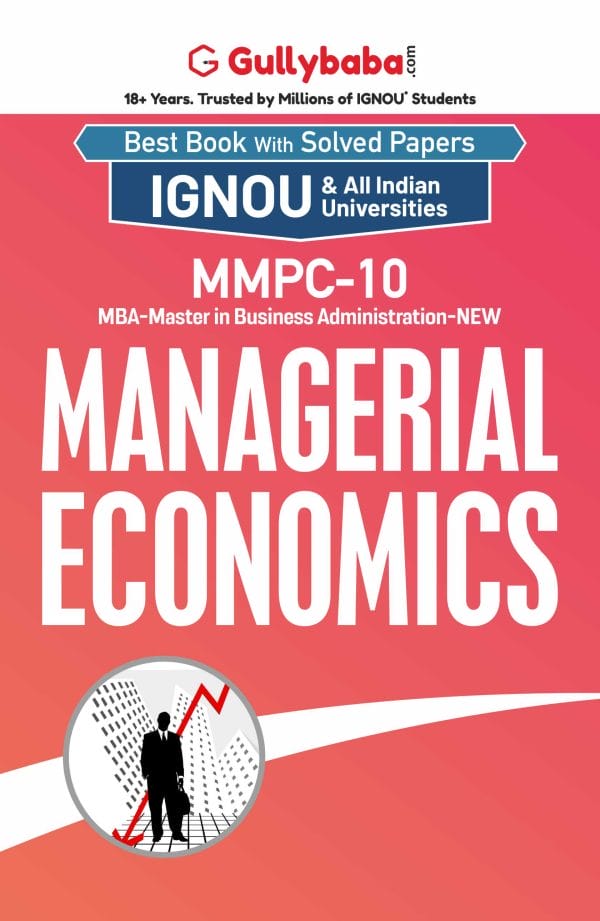 IGNOU MMPC-10 - Managerial Economics , Latest Help Book Edition