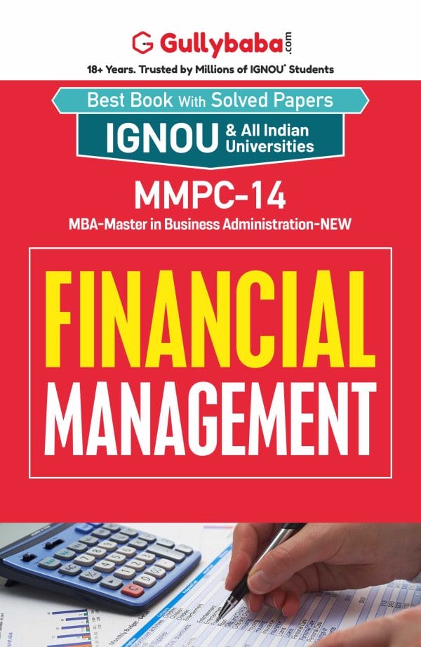 IGNOU MMPC-14 - Financial Management , Latest Help Book Edition
