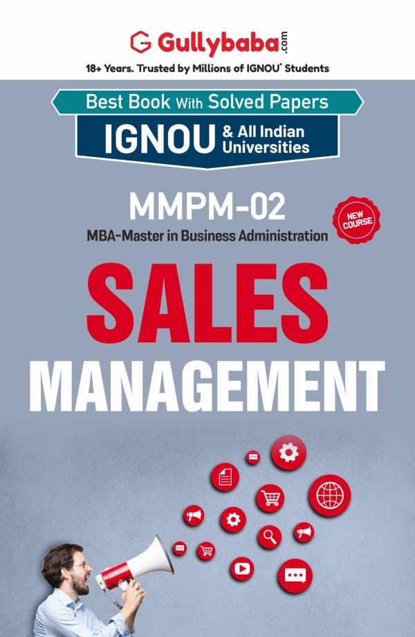 IGNOU MMPM-02 - Sales Management, Latest Help Book Edition