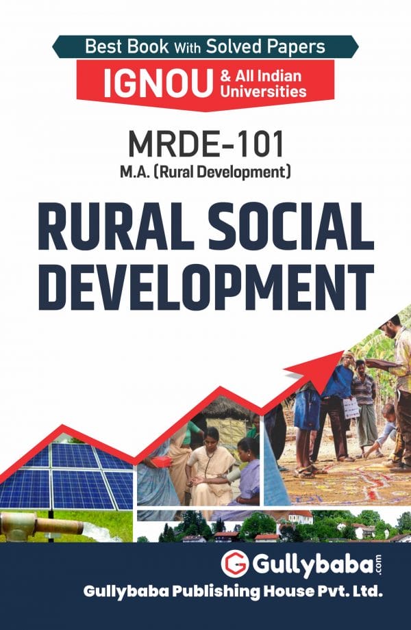 IGNOU MRDE-101 - Rural Social Development, Latest Help Book Edition IGNOU MRDE-101 - Rural Social Development, Latest Help Book Edition